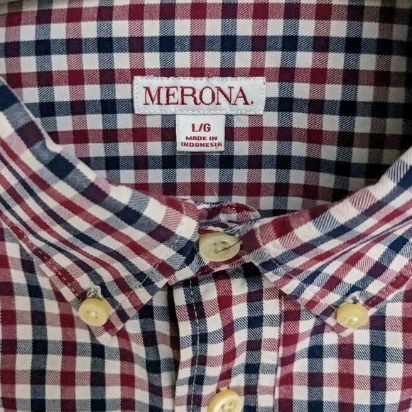 Plaid Button Down Shirt - size large - Picture 3 of 5